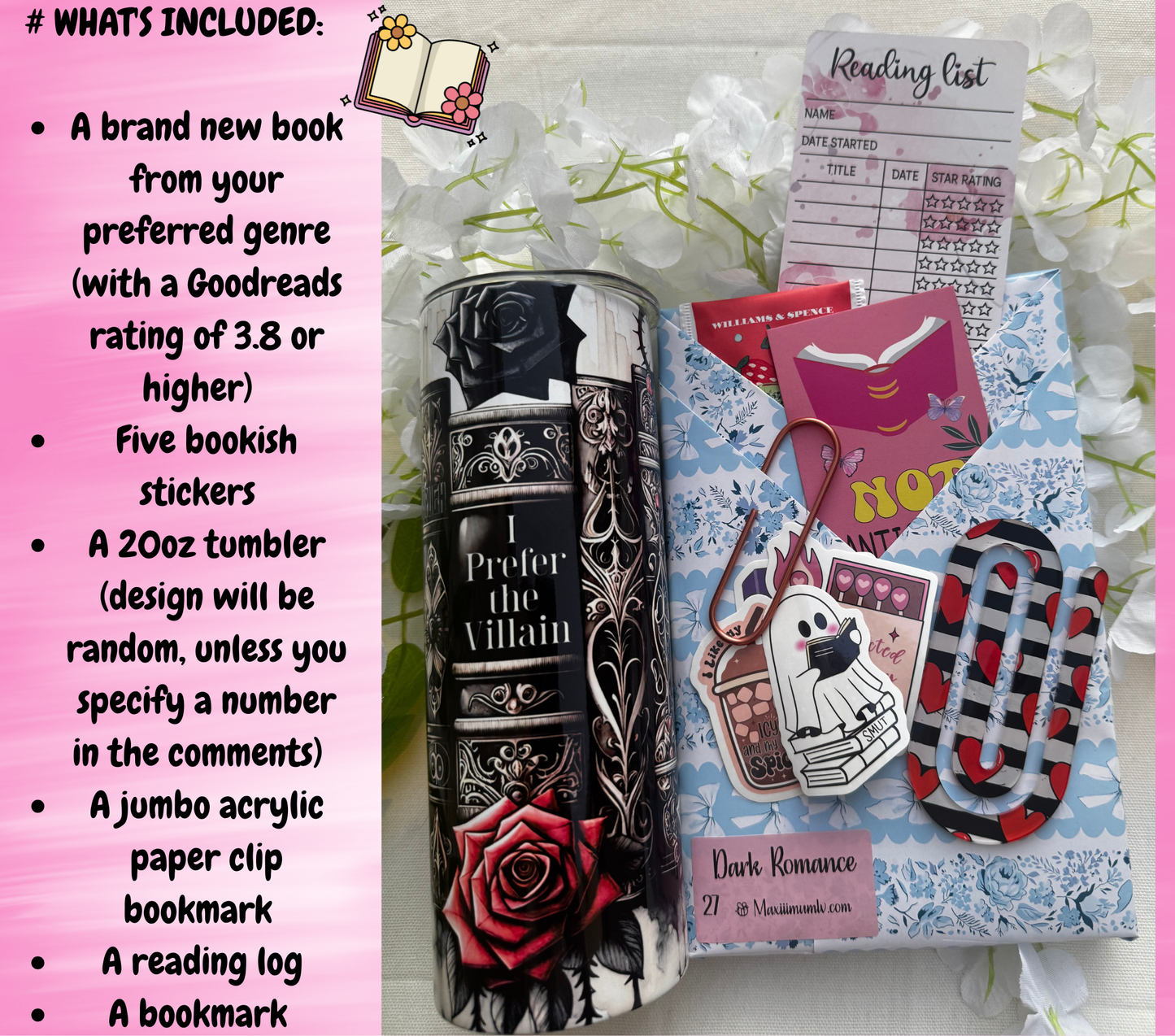 Blind Date with a Book+20oz Bookish Tumbler